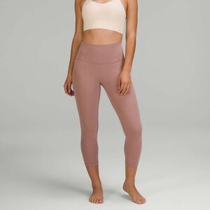 Lululemon Align High Rise 23" Crop Leggings in Twilight Rose Size XS/S